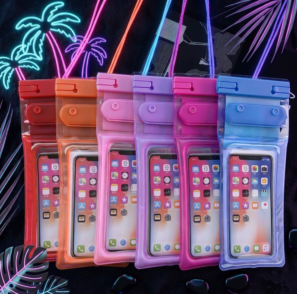 Azul Mas Waterproof Phone Pouch – Beach, Pool & Fete Ready